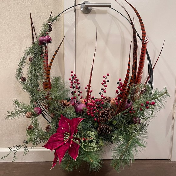 30" Christmas ornament metal backed - Picture 1 of 10